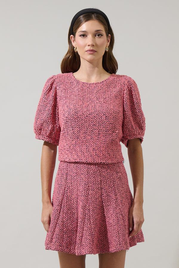 Sugarlips Adina Tweed Top