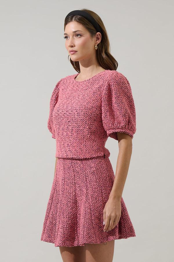 Sugarlips Adina Tweed Top