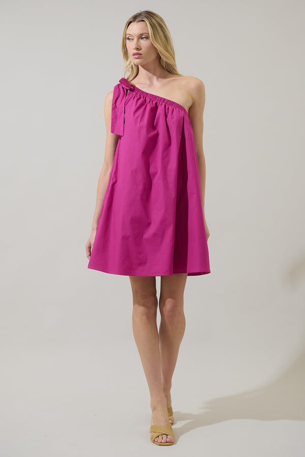 Sugarlips Adley Shift One Shoulder Mini Dress