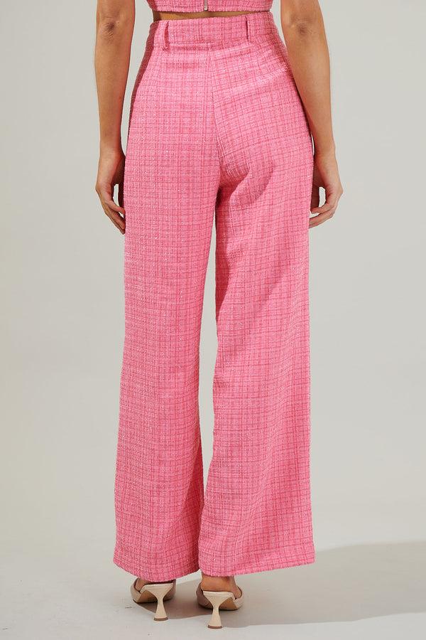 Sugarlips Adriella Tweed Wide Pants