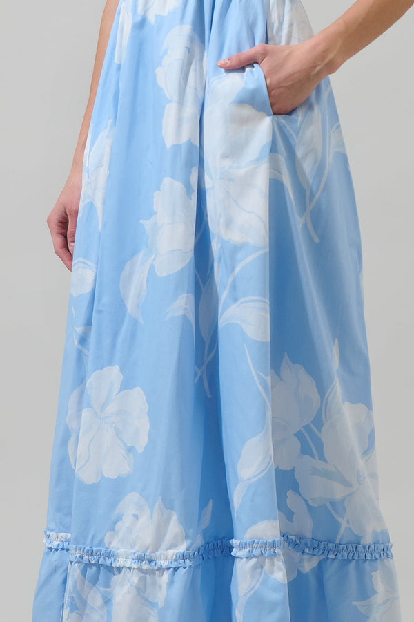 Sugarlips Afina Floral Mazy Smocked Maxi Dress