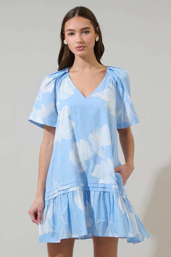 sugarlips Afina Floral Seruma Mini Dress