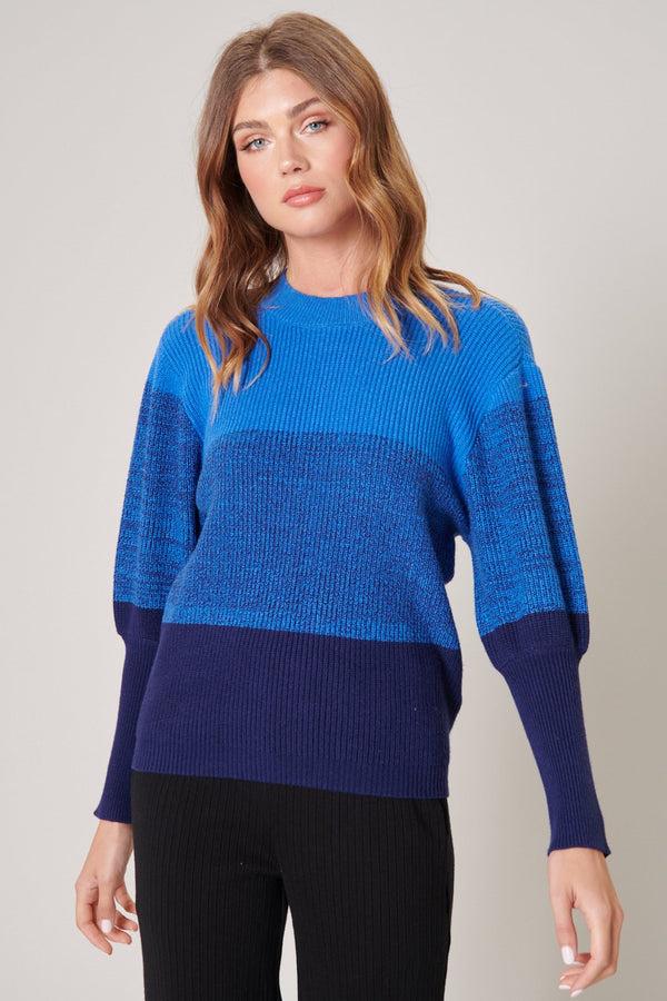 sugarlips Against the Grain Tonal Stripe Sweater