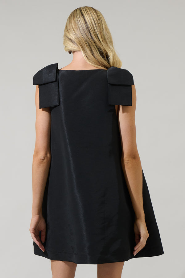 Sugarlips Alani Bow Trapeze Mini Dress