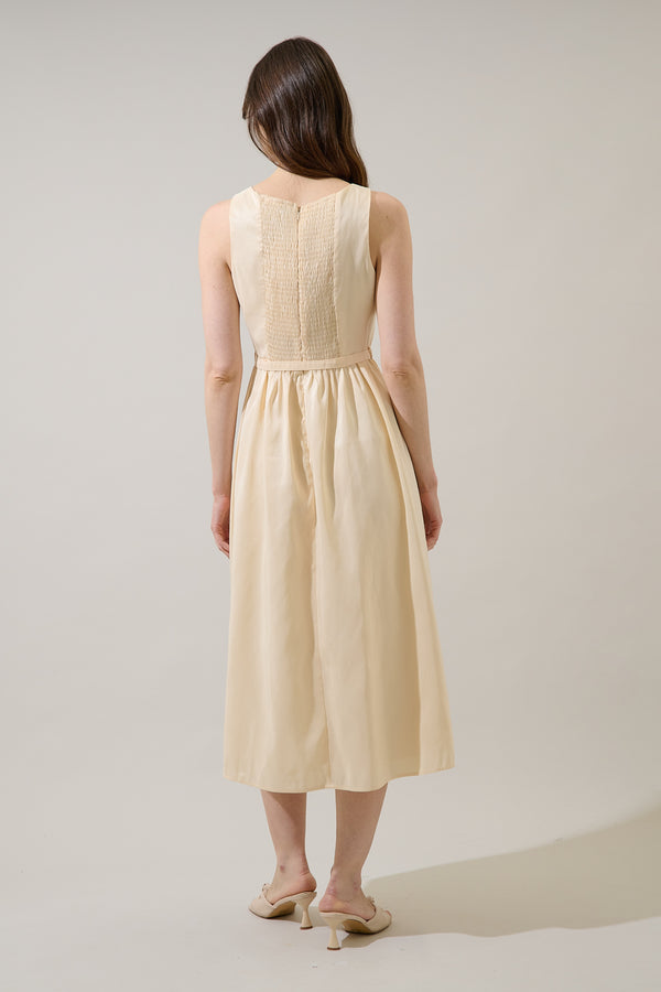 Sugarlips Alani Clio Smocked Midi Dress