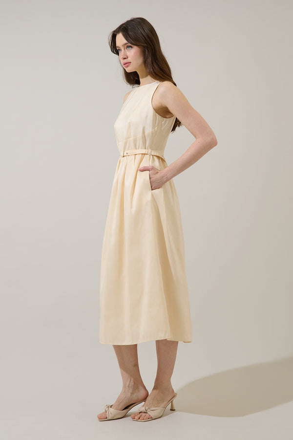 Sugarlips Alani Clio Smocked Midi Dress