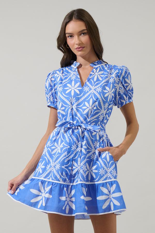 Sugarlips Alexie Floral Susi Shift Mini Dress