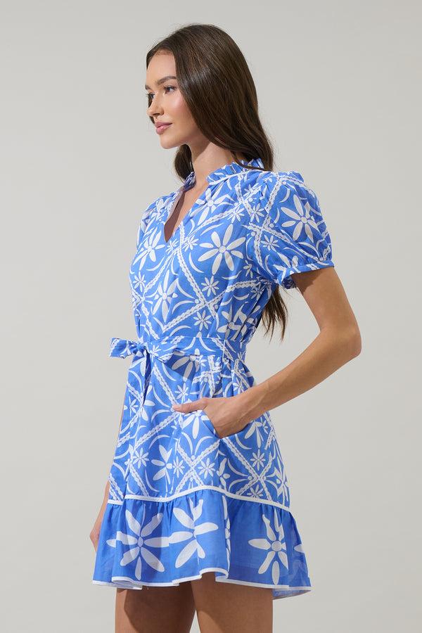 Sugarlips Alexie Floral Susi Shift Mini Dress