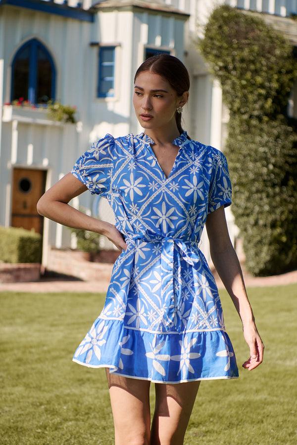 sugarlips Alexie Floral Susi Shift Mini Dress