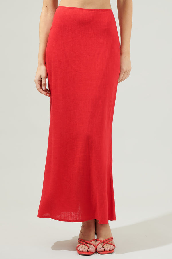 Sugarlips Alina Back Slit Maxi Skirt