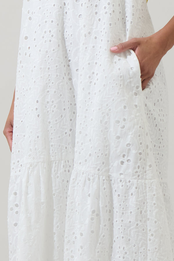 Sugarlips Alix Nova Eyelet Midi Dress