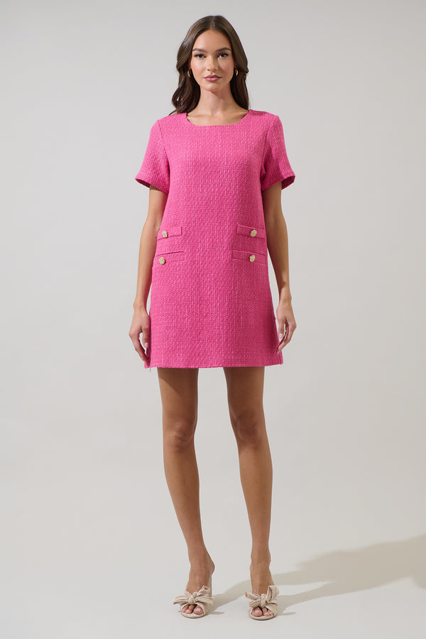 Sugarlips Amaria Kury Tweed Mini Dress