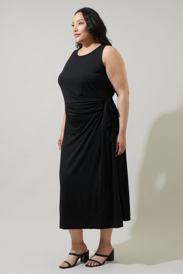 Sugarlips Amary Knit Midi Dress Curve