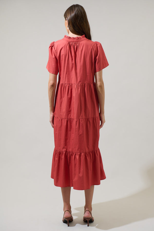 Sugarlips Amayah Tiered Midi Dress