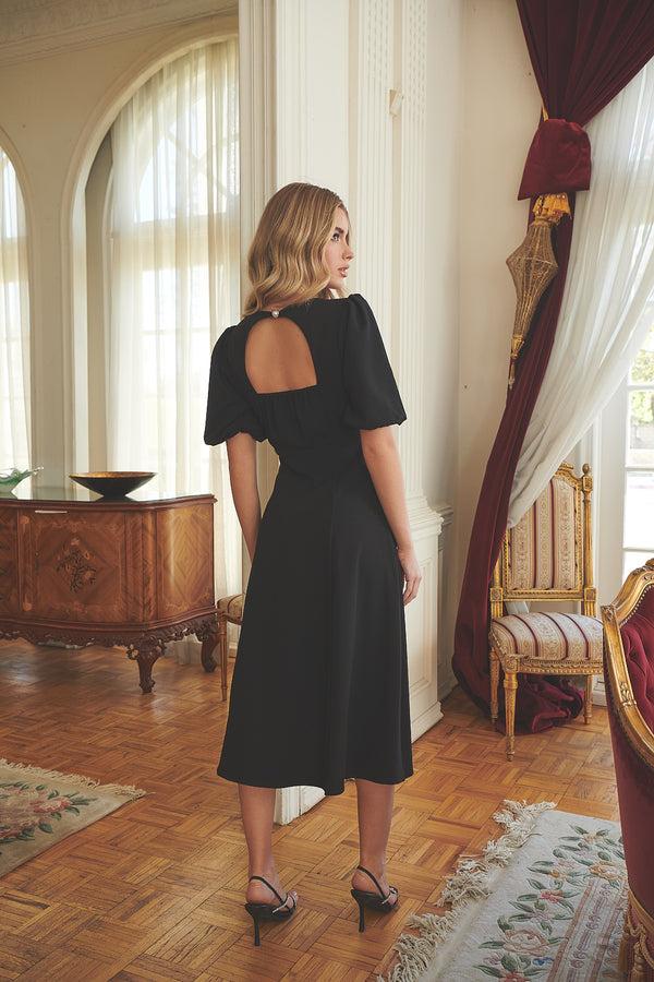 sugarlips America Puff Sleeve Midi Dress
