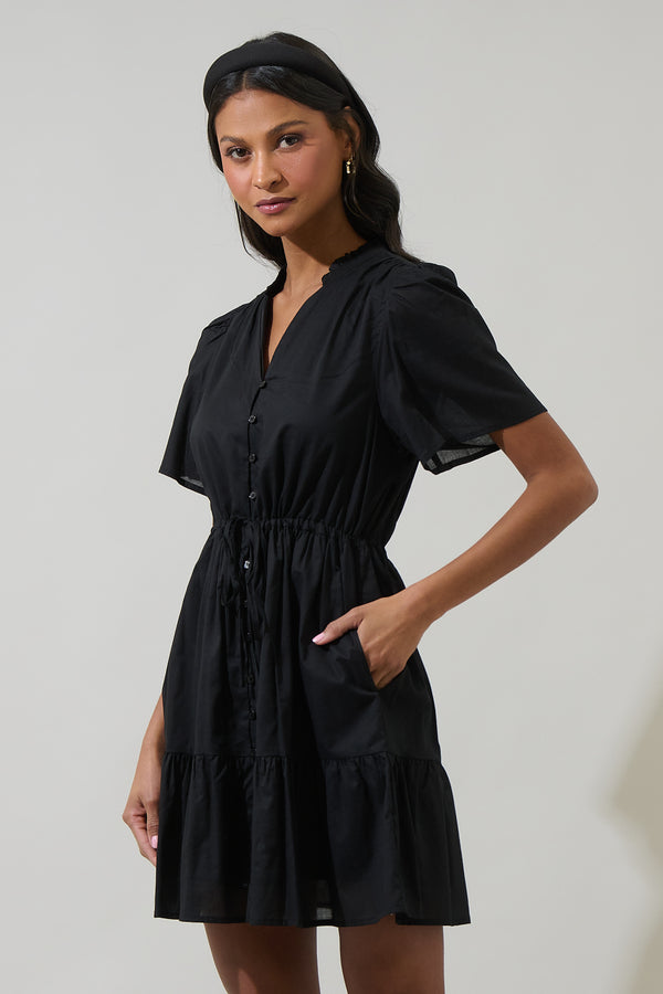 Sugarlips Amo Button Up Mini Dress