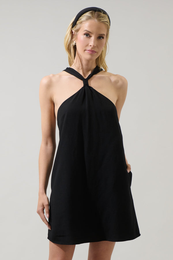 sugarlips Amory Halter Mini Dress