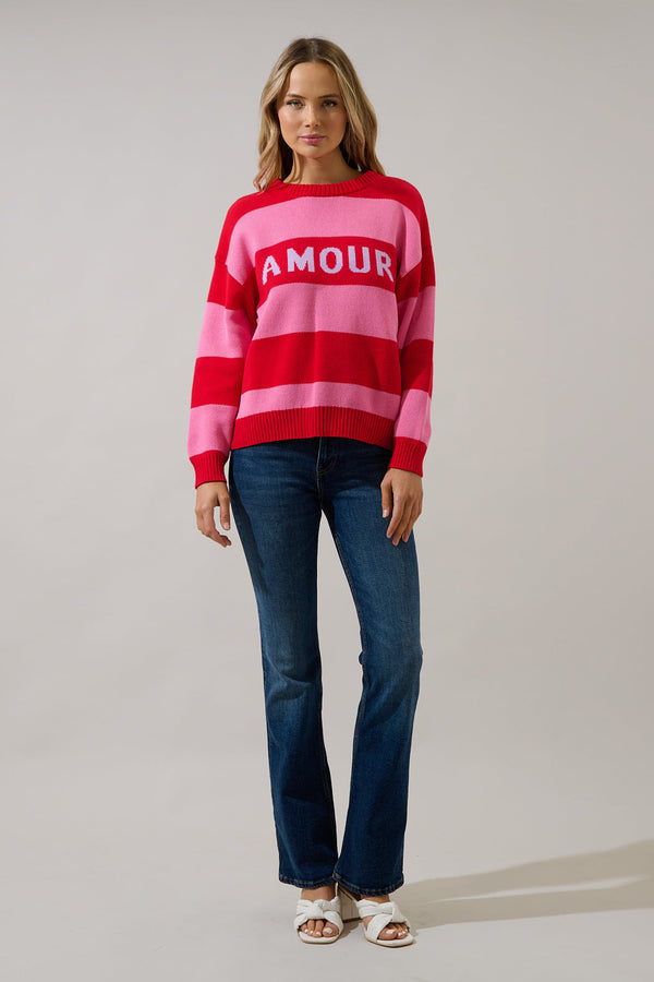 Sugarlips Amour Stripe Sweater