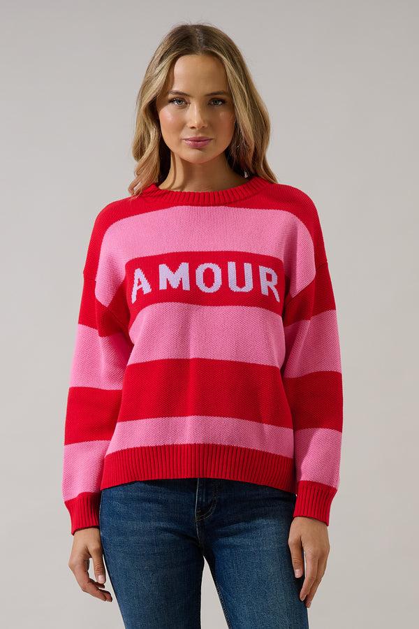 sugarlips Amour Stripe Sweater