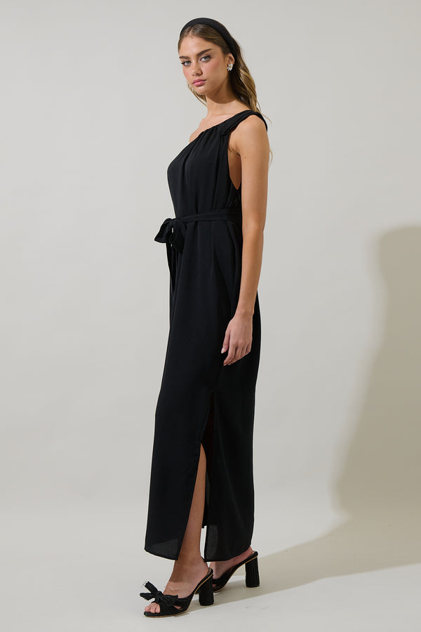 Sugarlips Ariane One Shoulder Maxi Dress