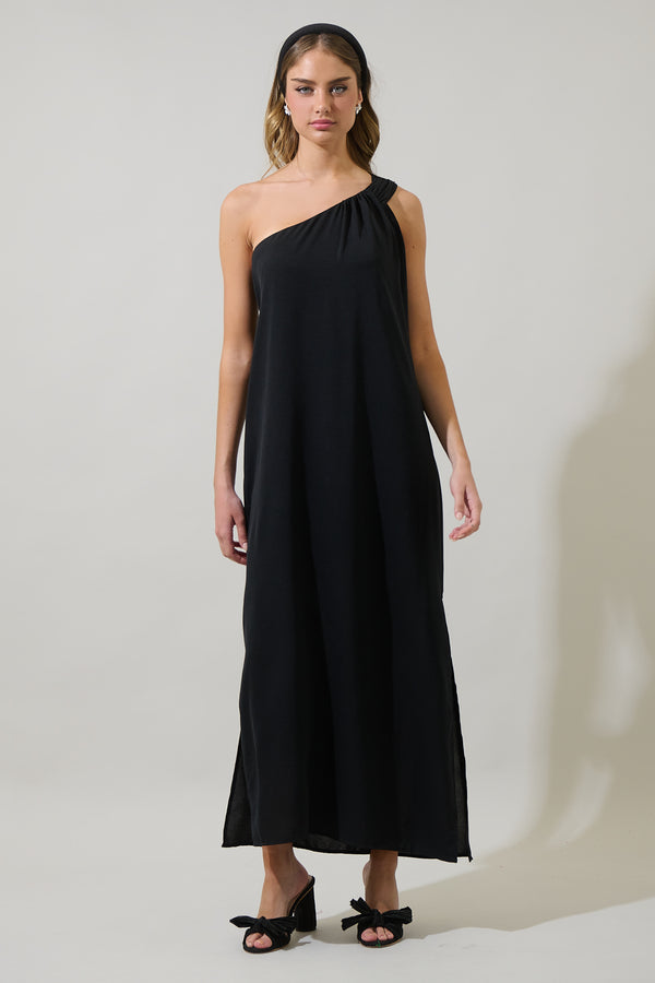 Sugarlips Ariane One Shoulder Maxi Dress