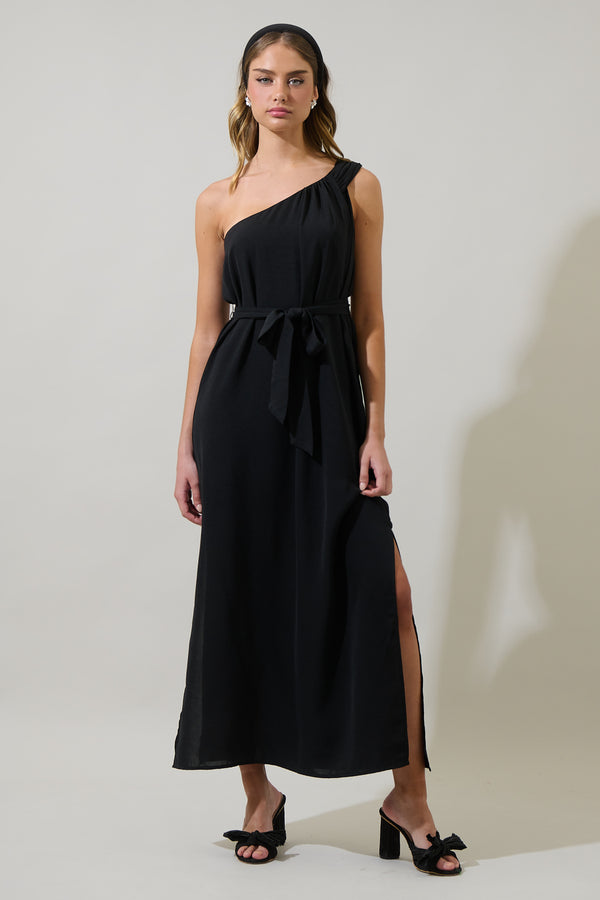 sugarlips Ariane One Shoulder Maxi Dress