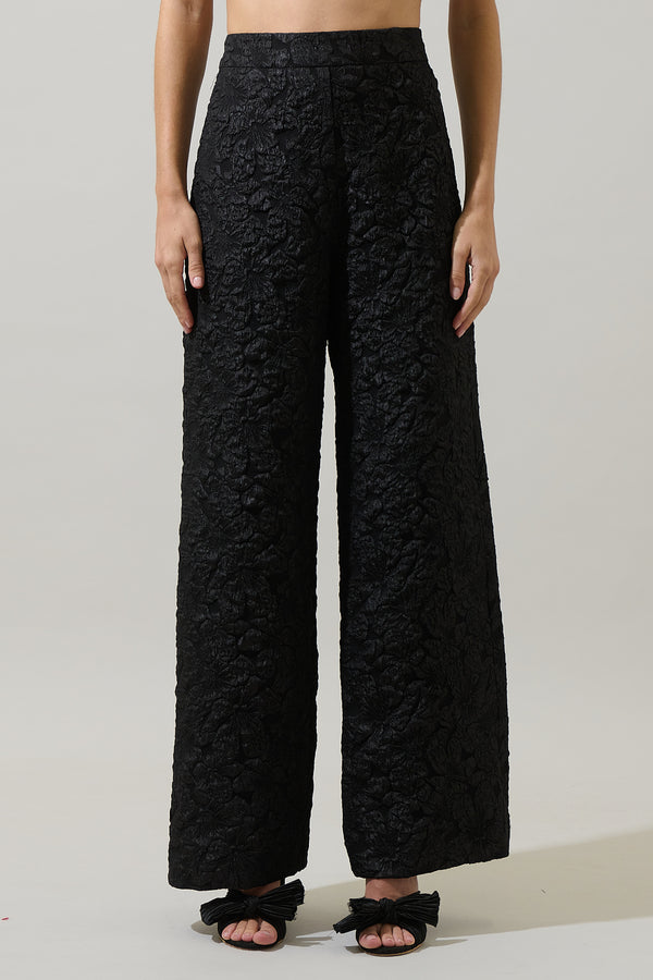 Sugarlips Arielle Jacquard Bern Wide Leg Pants