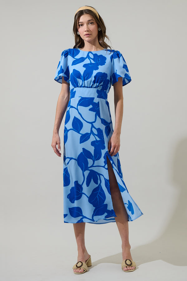 sugarlips Ariya Garden Bloom Midi Dress