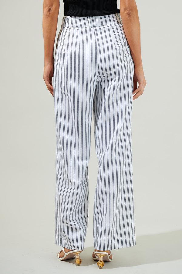 Sugarlips Arlah Striped Pleated Pants