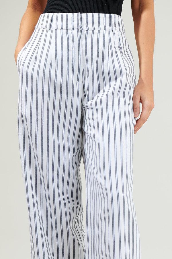 Sugarlips Arlah Striped Pleated Pants