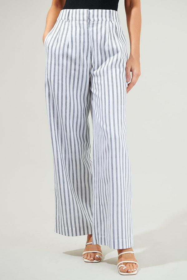 sugarlips Arlah Striped Pleated Pants