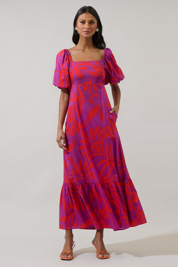 Sugarlips Arona Floral Xena Maxi Dress