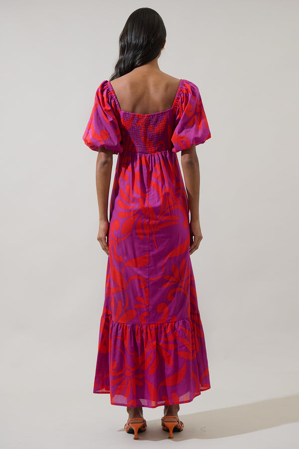 Sugarlips Arona Floral Xena Maxi Dress