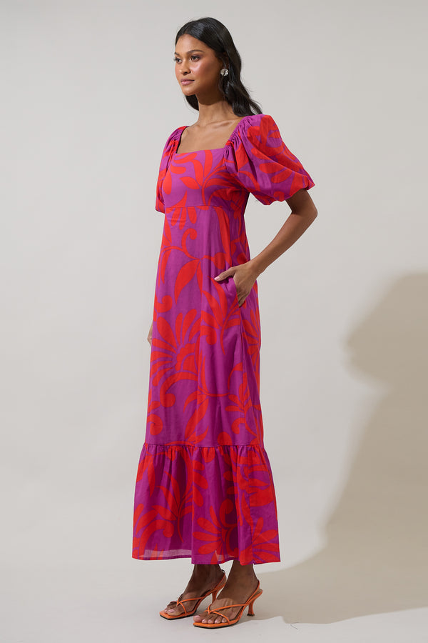 Sugarlips Arona Floral Xena Maxi Dress