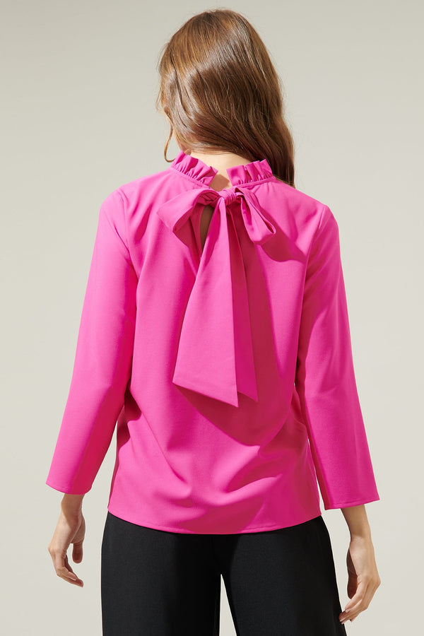 Sugarlips Astana Mock Neck Blouse