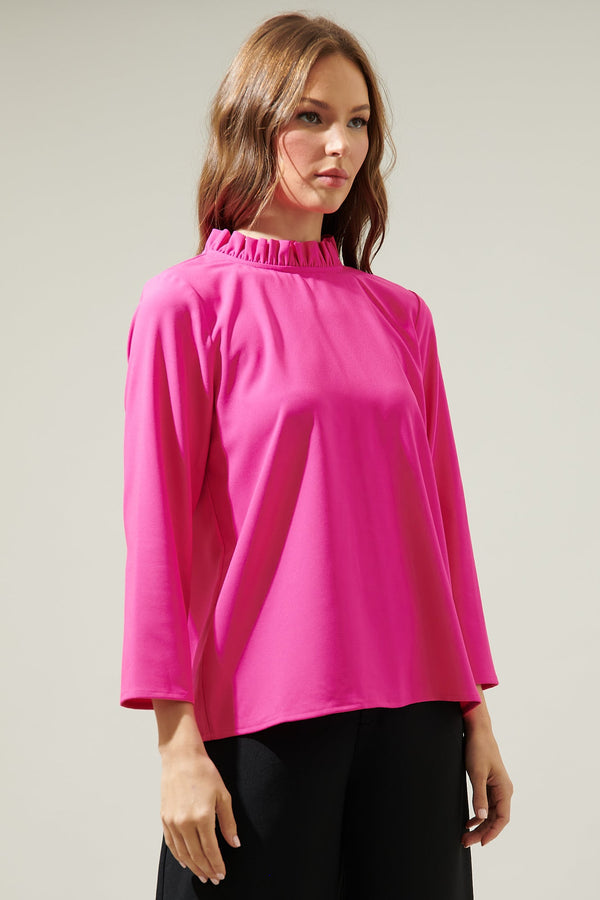 Sugarlips Astana Mock Neck Blouse