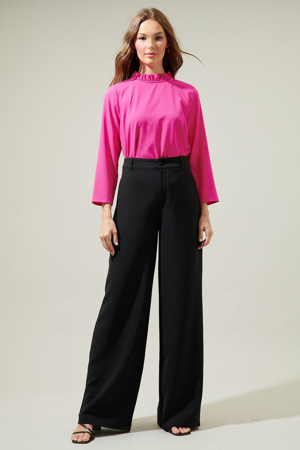 Sugarlips Astana Mock Neck Blouse