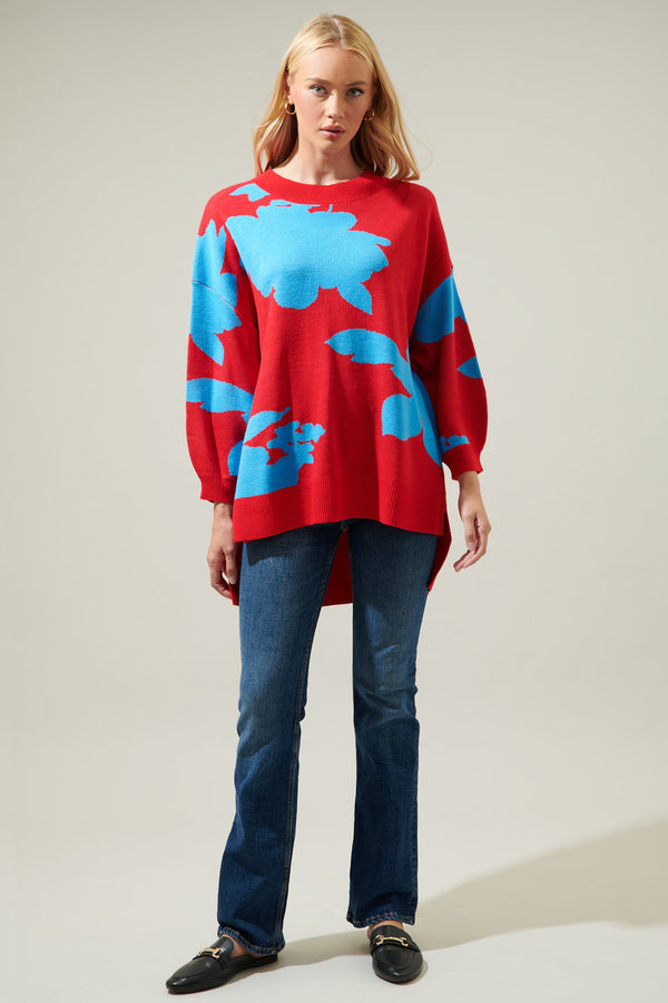Sugarlips Aurora Sunday Hi Low Tunic Sweater