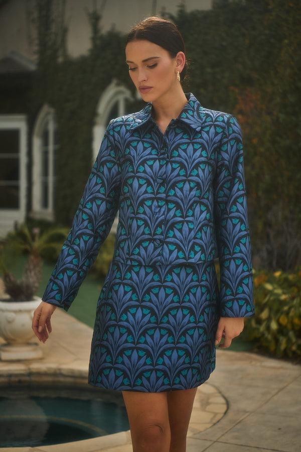 sugarlips Aurra Jacquard Collared Jacket