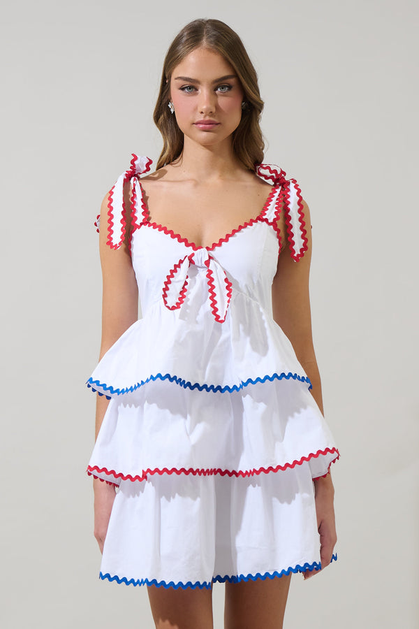Sugarlips Avani Tiered Mini Dress
