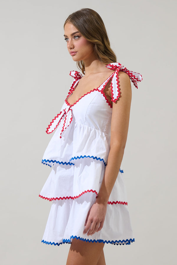 Sugarlips Avani Tiered Mini Dress