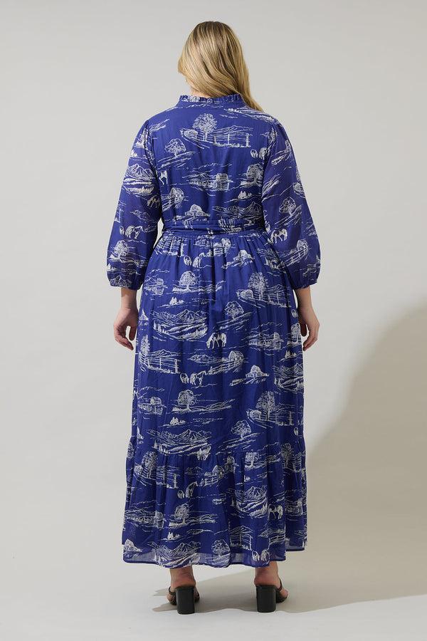 Sugarlips Avon Town Bridger Maxi Dress Curve