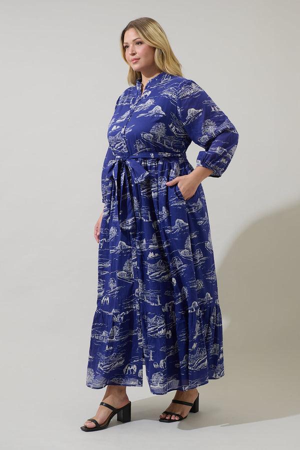 Sugarlips Avon Town Bridger Maxi Dress Curve