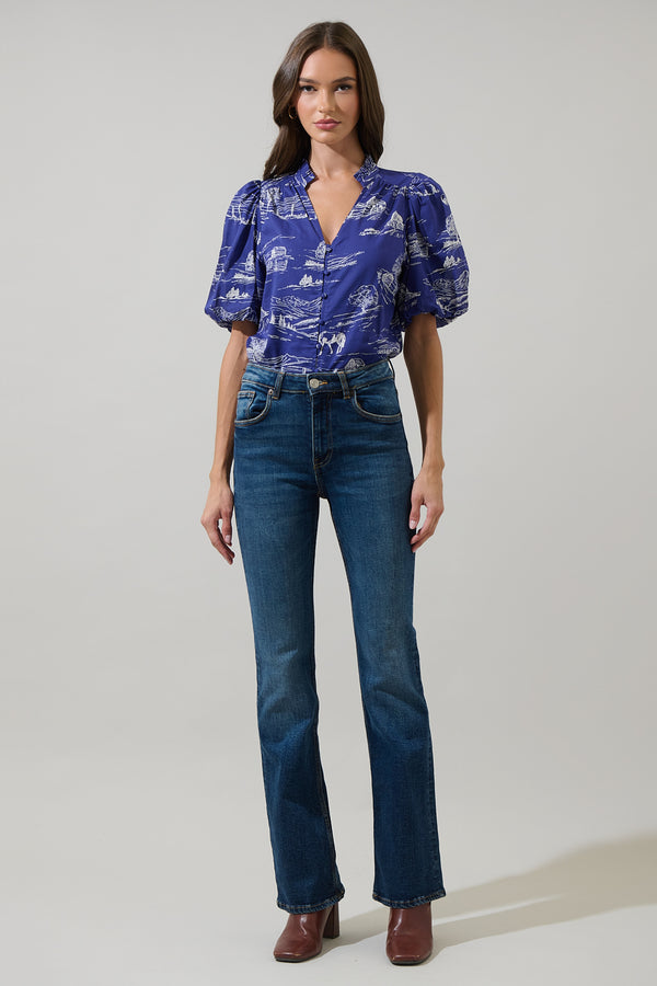 Sugarlips Avon Town Idara Button Down Top