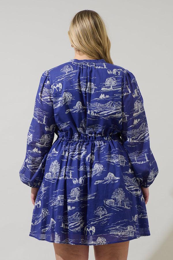 Sugarlips Avon Town Viany Shift Mini Dress Curve