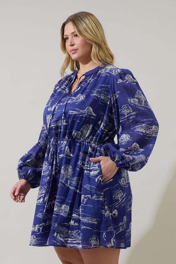 Sugarlips Avon Town Viany Shift Mini Dress Curve