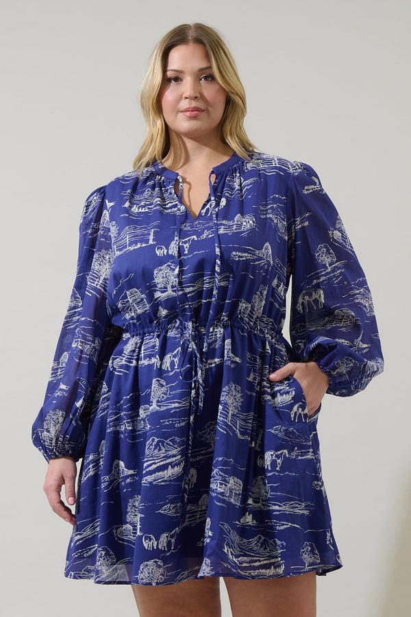 sugarlips Avon Town Viany Shift Mini Dress Curve