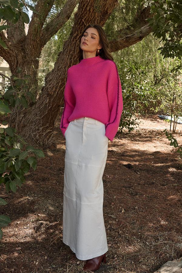 sugarlips Avory Back Slit Maxi Skirt