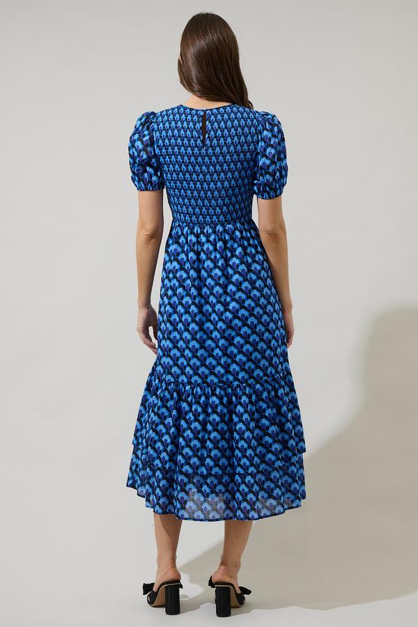 Sugarlips Bali Town Aruba Smocked Midi Dress