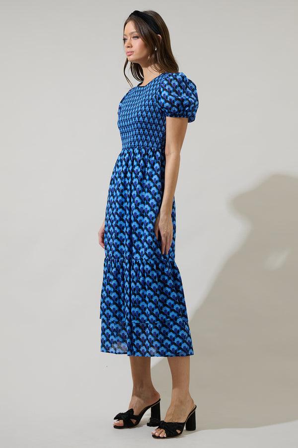 Sugarlips Bali Town Aruba Smocked Midi Dress